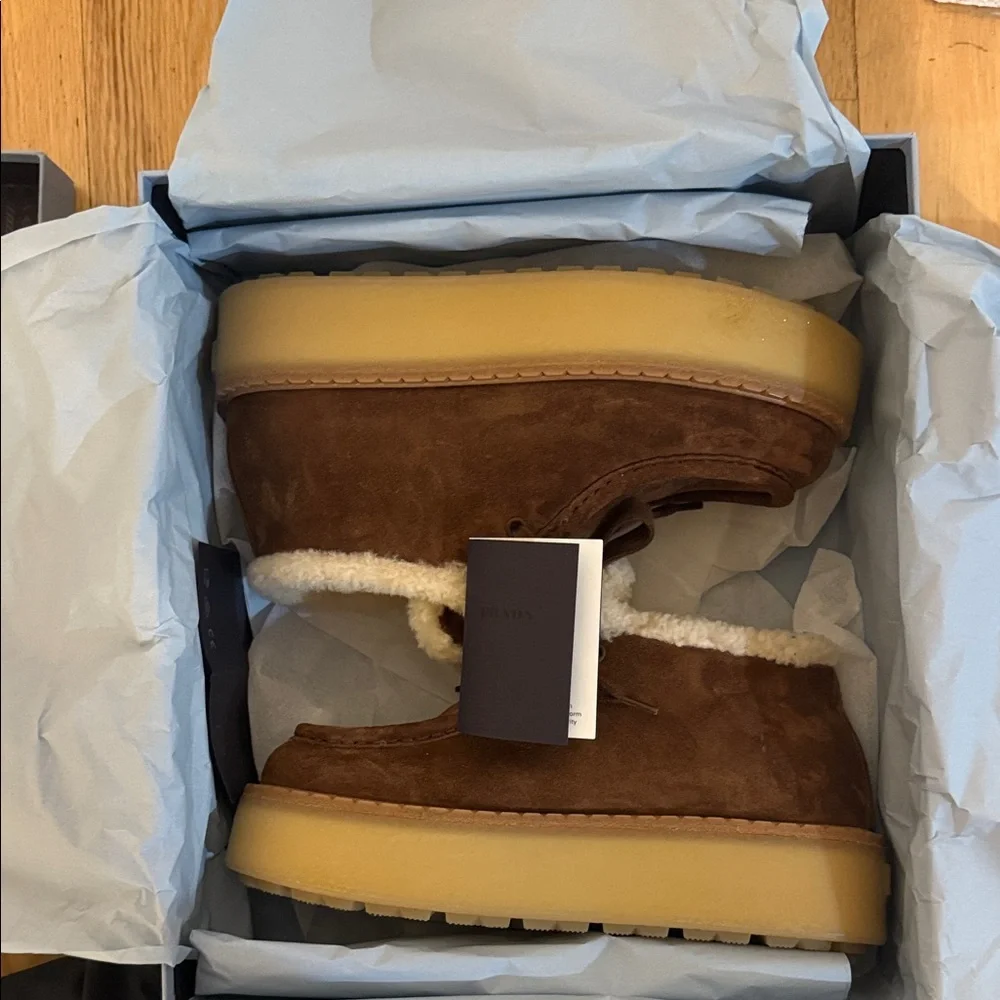 Prada suede platform boots - Picture 6 of 6